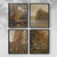 «Vintage Landscape CLXIX», 4 pièces sur papier-2046088540-2046088529
