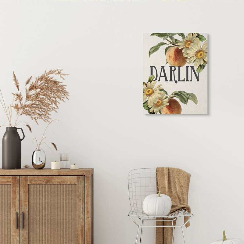 Pêcher de Darlin, Toile tendue, H 30 po x l 24 po