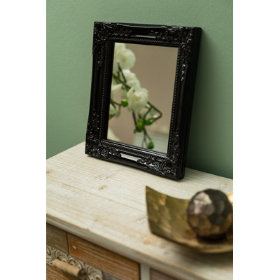 Ethelsville Wood Flat Wall Mirror