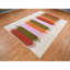 Tapis réversible tissé à la main ivoire en laine ivoire à tissage plat Durie Kilim G87905-365564580