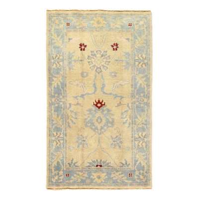 Fine Hand knotted Oushak rug 2'11'' X 5'2''