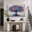 «Vibrant Dream Tree Graffiti», reproduction d'art sur toile encadrée, impression sur toile-131636048-131636047