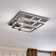 Zaina Square Large-size Glamourous Crystal LED Flush Mount