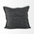 Malia Fringed Linen Reversible Pillow Cover