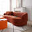 Mid Century Modern Curved Sofa-276207029