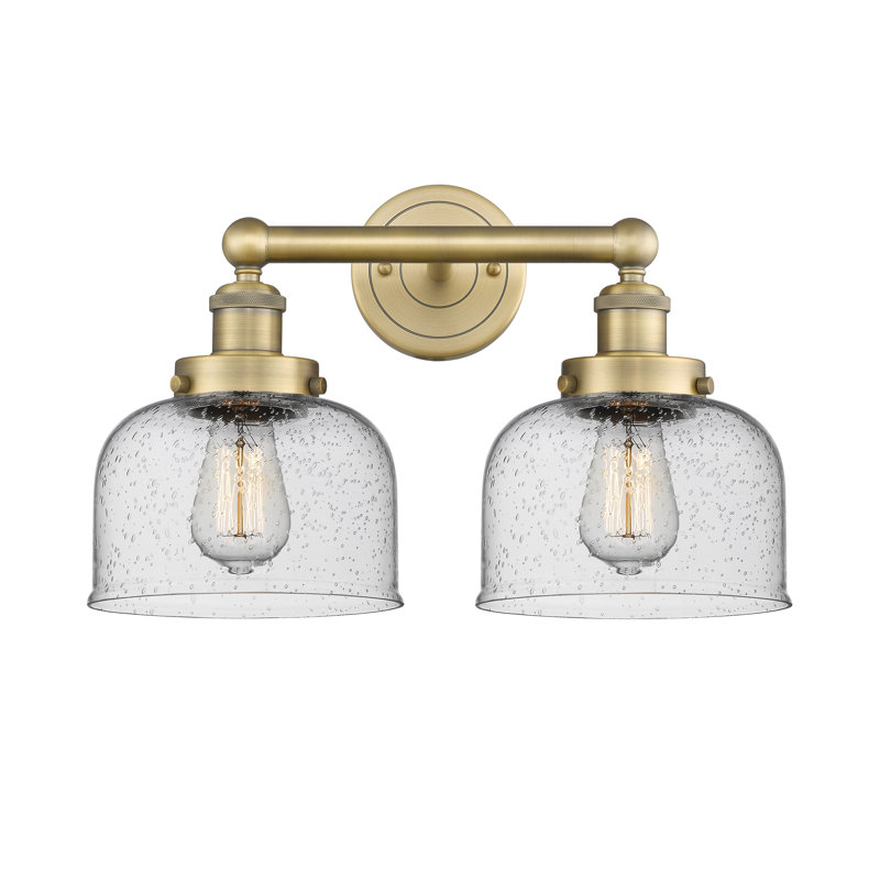 Arlester 2 - Light Dimmable Vanity Light, Brushed Brass, Seedy