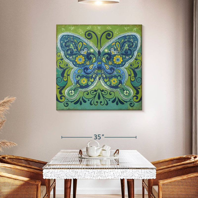 Crotty Butterfly Mosaic, H 39 po x l 39 po