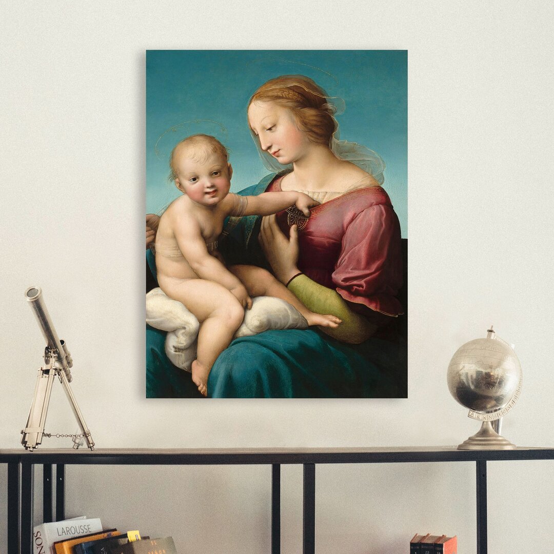 Leinwandbild Der Niccolini-Cowper Madonna von Raffaello