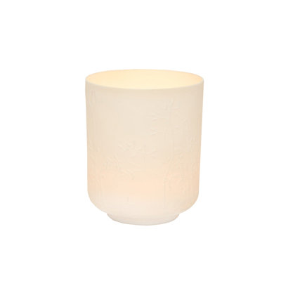 Poetry Tealight Holder - Grasses & Flowers - 5.1"