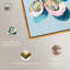 «Oyster Iris», reproduction d'art sur toile par Art Remedy, cadre doré, 30 x 45-501421236-501421193