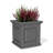 Nantucket Square Resin Planter Box with Water Reservoir-1110789905-1174501562