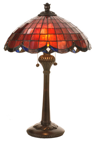 Table Lamp, Plum/raspberry