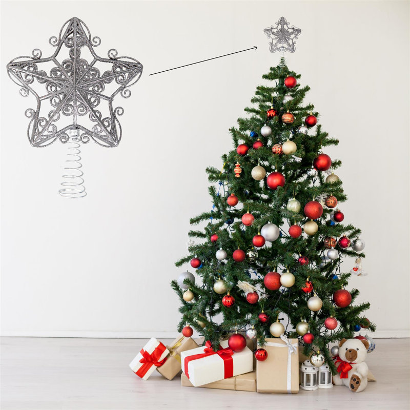 PVC Holiday Shaped Ornament, Silver