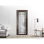 Porte française pleine prémontée 28 x 84 pouces Planum 2112 Frêne Chocolat Verre Dépoli Panneau Simple Standard Cadre Moulures Poignée Salle de Bain Chambre Portes Robustes-109782412-109782398