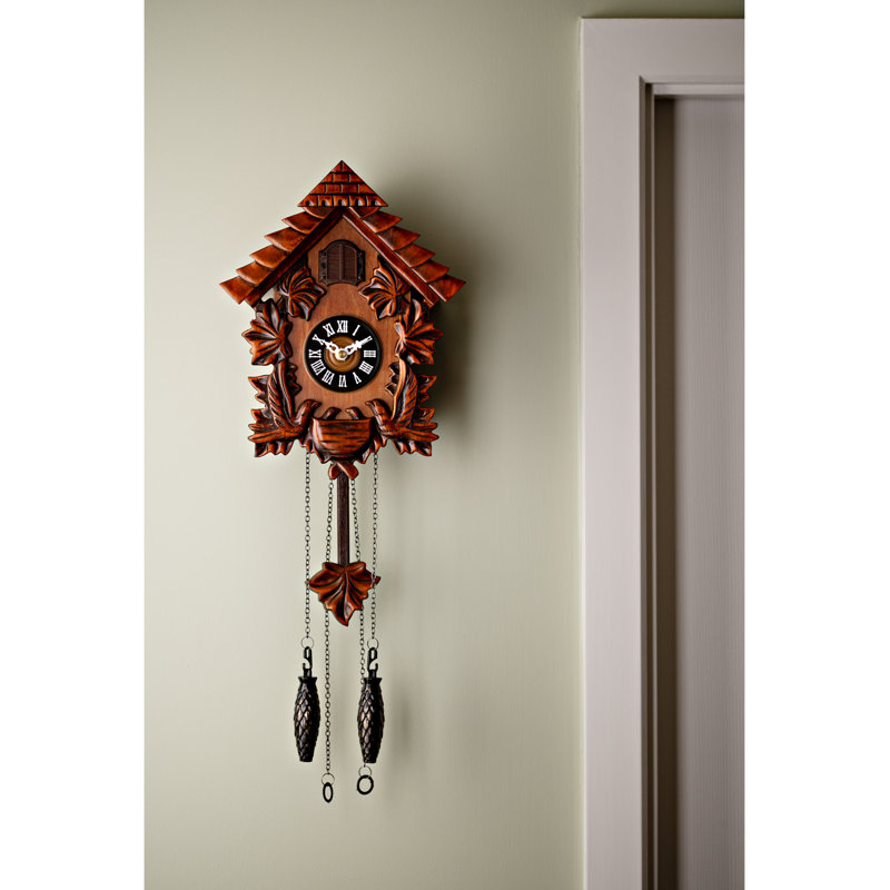 Solid + Manufactured Wood Wall Clock