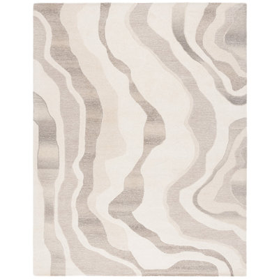 Carigan Hand Tufted Wool Abstract Rug