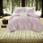 Ultra Soft Bedding Sets, Polyester Plush With Heart Design For Home