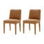 Ensemble de chaises de salle à manger modernes en simili cuir H 33 po Eudora-1875729604