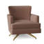 Fauteuil pivotant en cuir fleur K 28,5 po Kyle-60083362-60083367