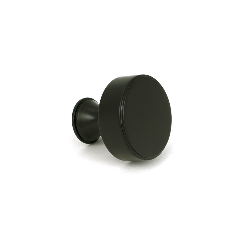 Scully Cabinet Knob, Aged Bronze, 1.50" Knob Diameter