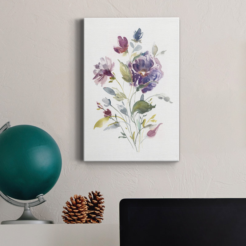 Variété de couleur I - peinture sur toile tendue, H 12 po x l 8 po x P 1 po