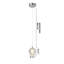 Luminaire suspendu chromé simple 1 lumière Zkerle