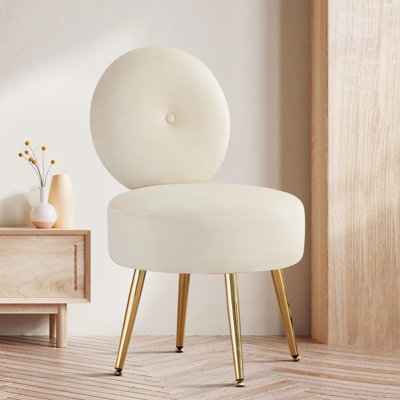 Modern Velvet Makeup Chair by Mercer41
