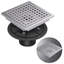 Drain de douche carré 4 pouces-122759724