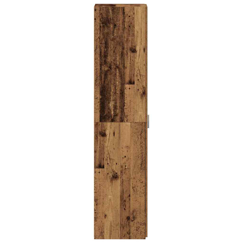 Highboard 40X42.5X185 Cm Engineered Wood, Brown