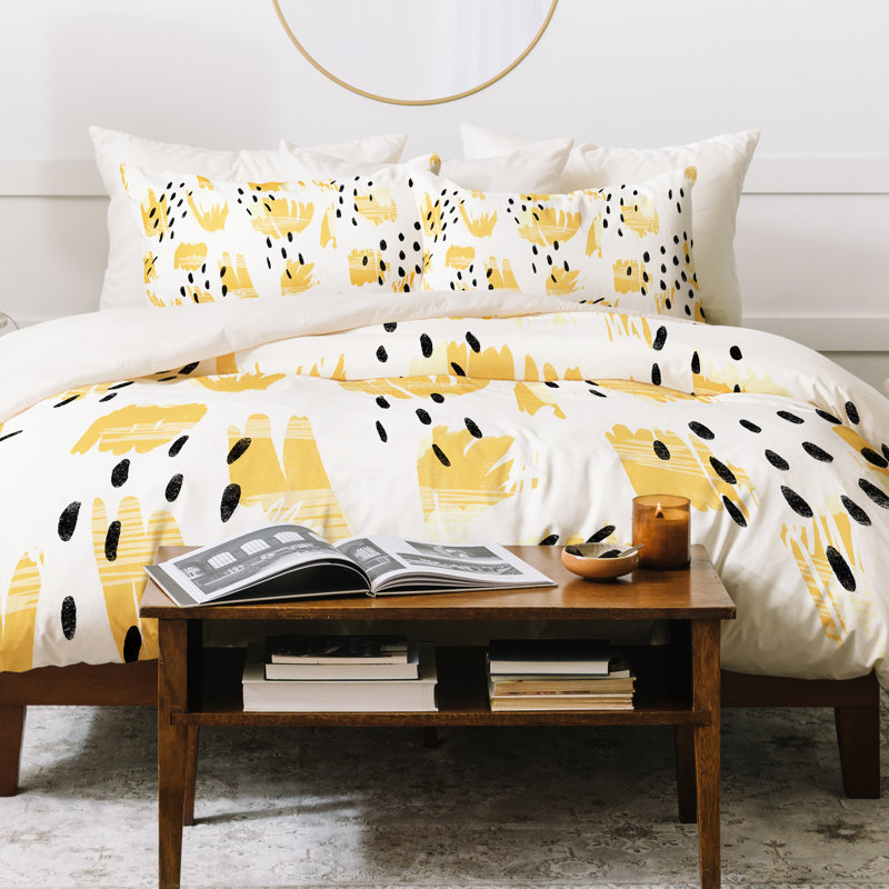 Modern & Contemporary Polyester Duvet Cover, Twin