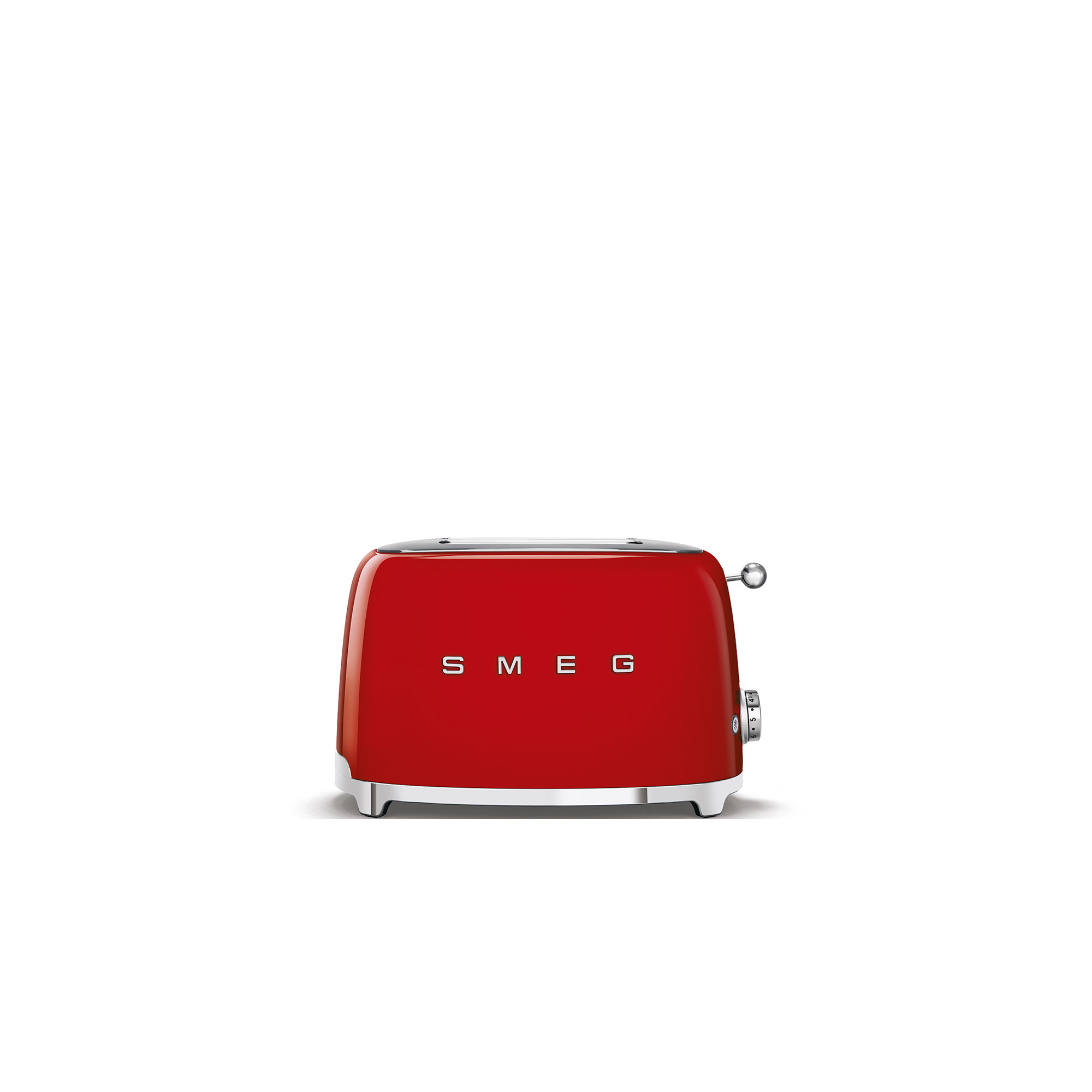 SMEG 50's Retro Style 2 Slice Toaster, Red