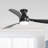 Sofucor 1 PC 52-Inch Fulsh Mount Ceiling Fan With Light-1319950371