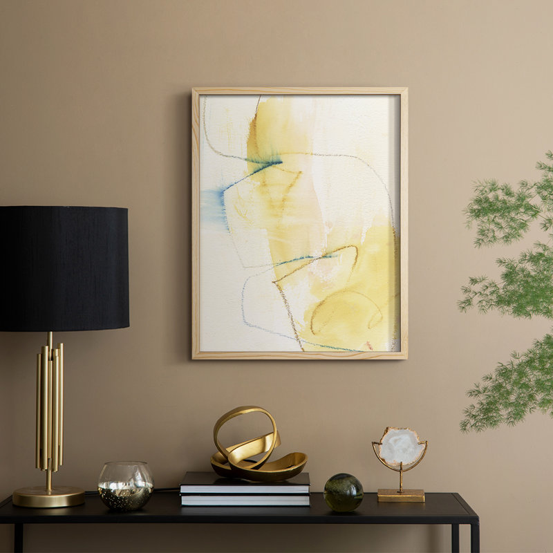 Barxan I Framed Print - Solid Wood, 11" H x 9" W