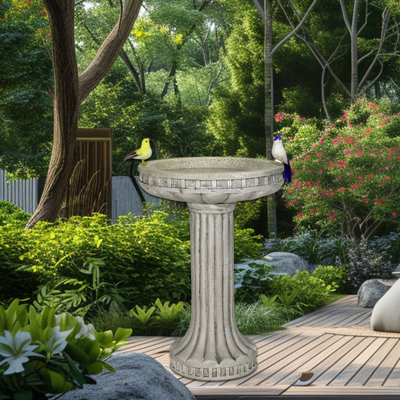 Dachelle Concrete / Cement Birdbath