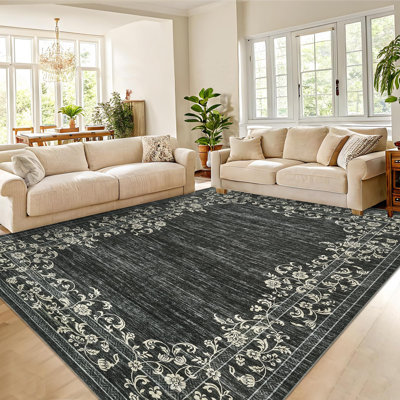 Floral Area Rug