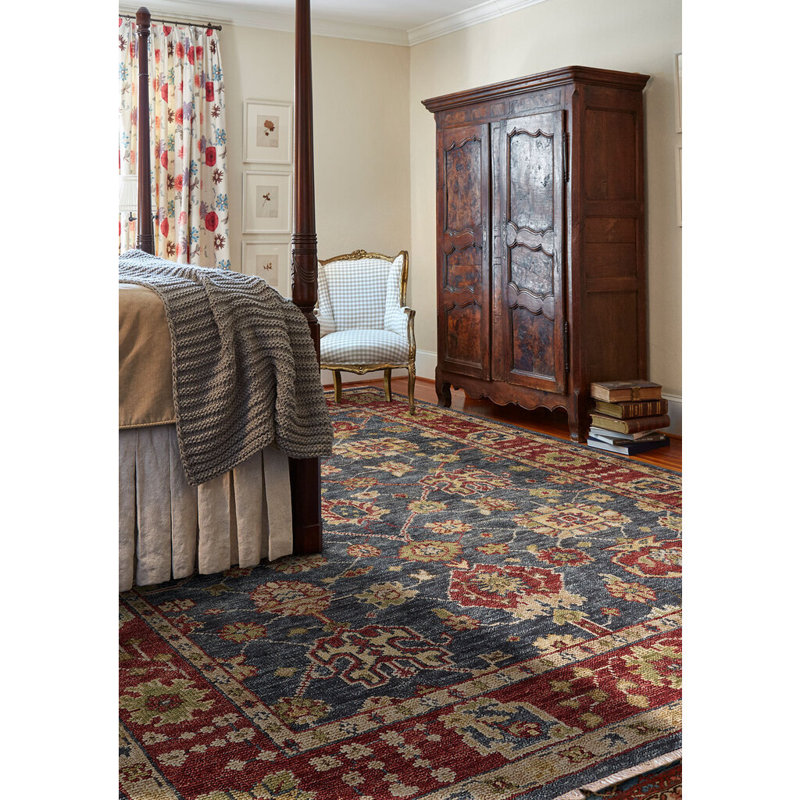 Sonai Performance Hand Knotted Wool Oriental Rug, Rectangle 3' x 5'