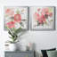 Coral Blush I - 2 pièces, peinture sur toile encadrée-253154720-253154733