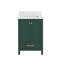Meuble-lavabo en bois durable avec lavabo, conception moderne de 24 po pour salle de bain