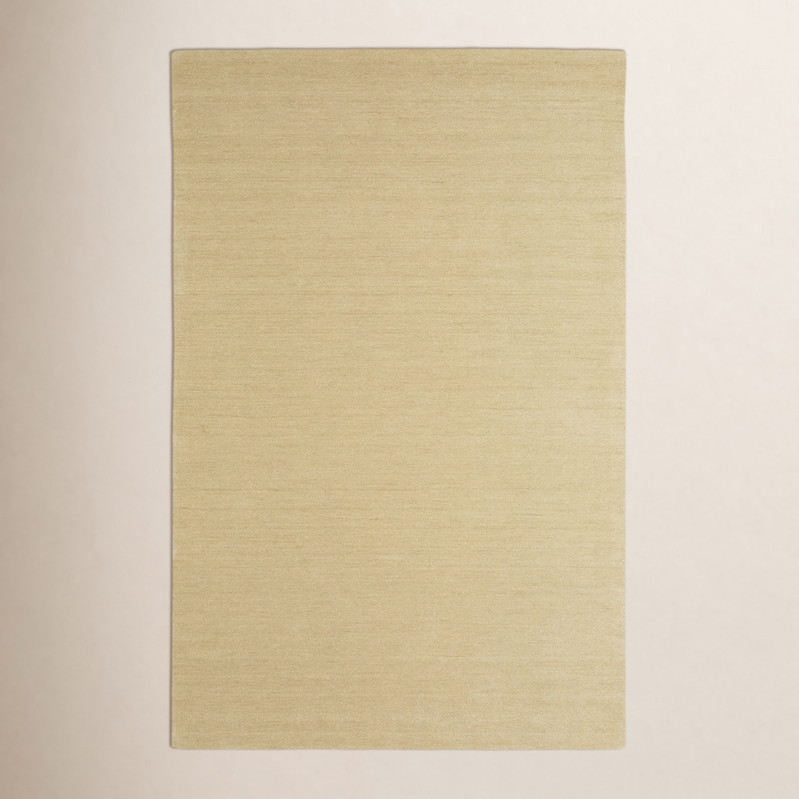 Yolandi Beige Hand-Woven Wool Rug, Rectangle 8' x 10'
