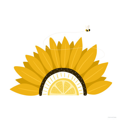 Armey Sunflower Rainbow - Wrapped Canvas Print