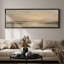 «Soft Blush Horizon Landscape» pour chambre à coucher ou salon, impression murale-986573316-986573318