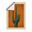 Saguaro Stand Minimalist - Framed Print-855163079-855163080