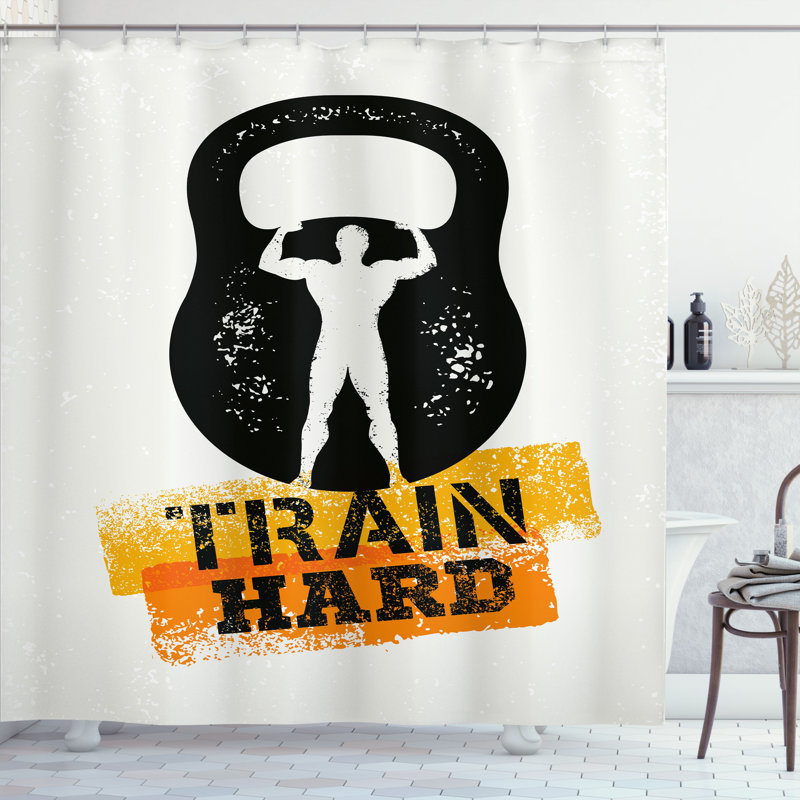 Shower Curtain with Hooks Included, 105"H x 69"W