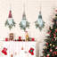 Ensemble de 3 guirlandes de Noël murales en forme de lutin avec baies et pin, 18,5 pouces de hauteur, à piles