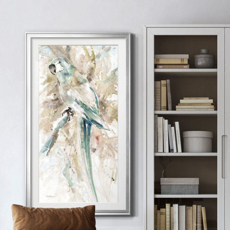 Morning In Rio II - peinture encadrée, Argent, H 22,5 po x l 42,5 po x P 1,5 po