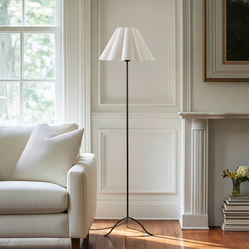 Lampe sur pied DEL moderne 62 "avec ampoule à température de couleur réglable Lea