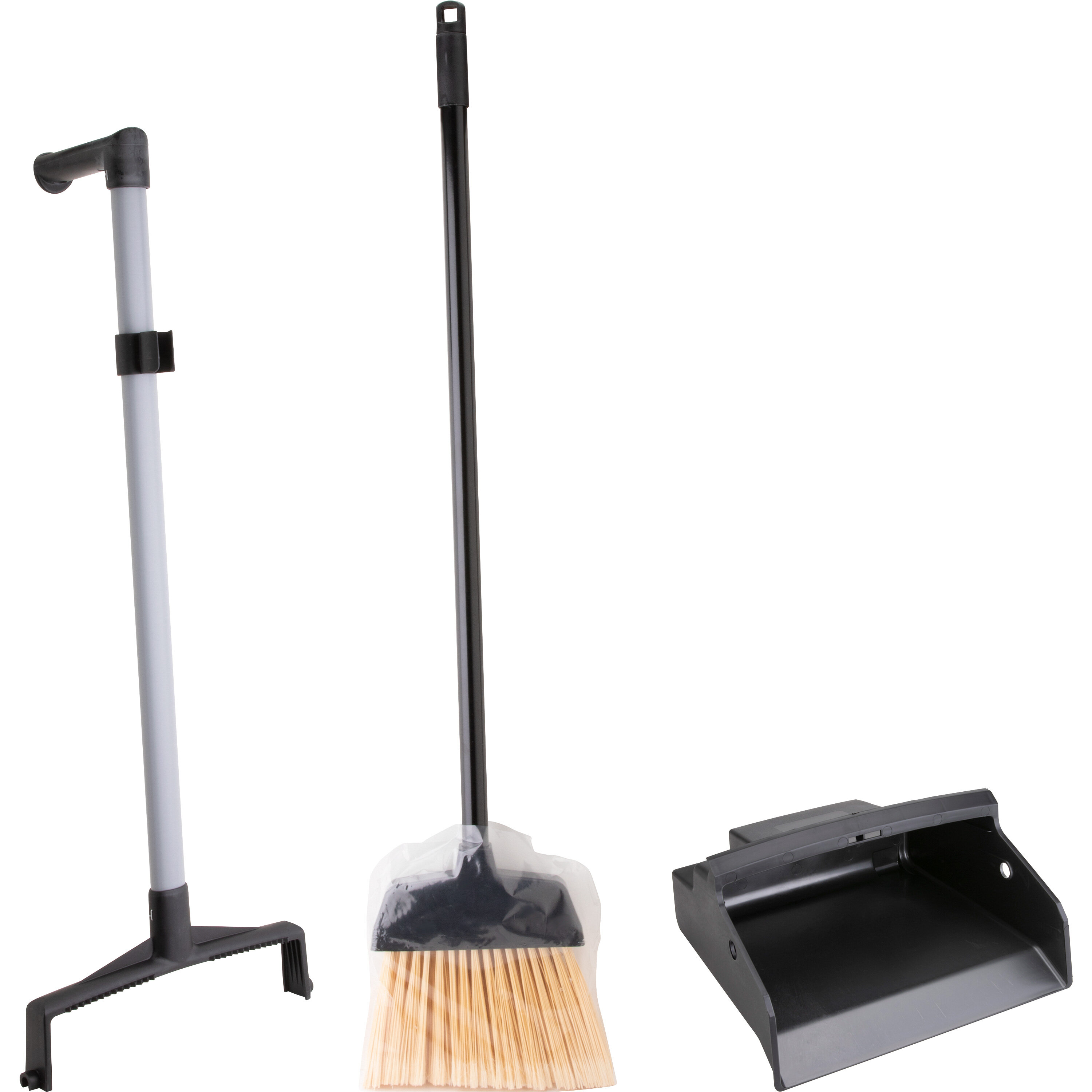 ANMINY Adjustable Broom And Dustpan Set with Replaceable Head & Reviews