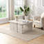 Table basse rectangulaire en bois détachable-164083416