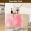 Buffet Buffet avec rangement aquarelle rose avec 2 portes pour le salon et la cuisine