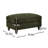 Chenille Ottoman With Detachable Ruffles Pleats Skirts Foot Stool Living Room Ottoman-447905184